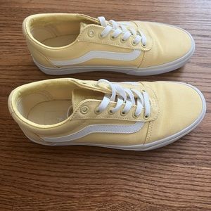 Vans yellow canvas sneakers Size 8.5